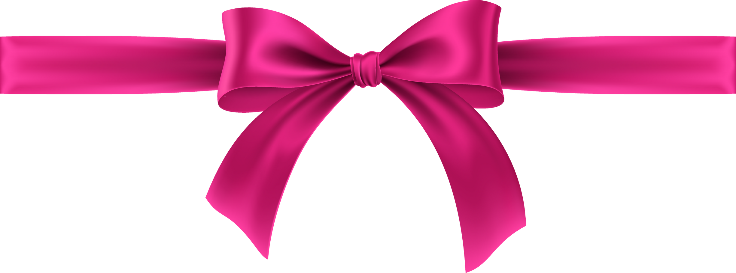 Pink Bow Illustration